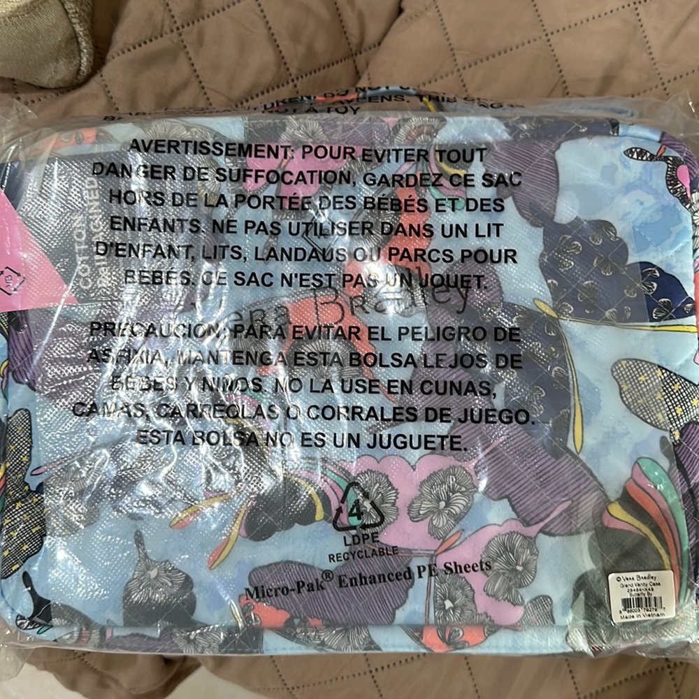 Vera Bradley Grand Vanity Case in Butterfly By